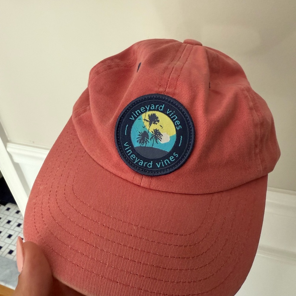Vineyard Vines Pink Baseball Cap